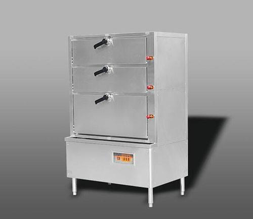 电热三门海鲜蒸柜